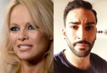 Adil Rami et Pamela Anderson