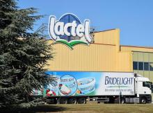 Usine Lactel, l'une des marques de Lactalis, à Changé, près de Laval (Mayenne), le 22 août 2016