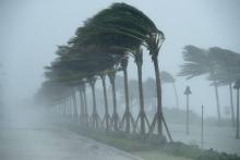 Les dégâts provoqués par le passage de l'ouragan Irma, le 6 septembre 2017 sur l'île de Saint-Martin