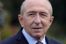 Le ministre de l'Intérieur Gérard Collomb à Satory le 20 septembre 2017