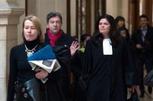 Raquel Garrido et Jean-Luc Mélenchon