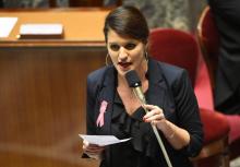 La secrétaire d'Etat chargée de l'Egalité Marlène Schiappa à l'Assemblée nationale, le 10 octobre 20