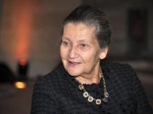 Simone Veil, le 1er décembre 2010 à Paris