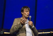 Le ministre de la Transition écologique et solidaire Nicolas Hulot à Rennes (ouest) le 29 août 2017