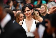 L'actrice française Juliette Binoche à Cannes, le 26 mai 2017