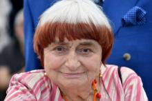 La réalisatrice française Agnès Varda, le 19 mai 2017 à Cannes