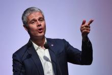 Laurent Wauquiez, candidat à la présidence des Républicains, le 17 novembre 2017 à Nîmes