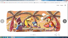 Le Google Doodle du 25 décembre 2017.