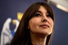 L'actrice italienne Monica Bellucci, le 24 février 2017 à Belgrade