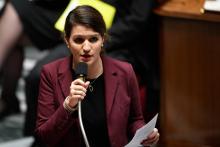 La secrétaire d'État chargée de l'égalité entre les hommes et les femmes Marlène Schiappa, lors d'une session de questions au gouvernement, à l'Assemblée nationale, le 12 décembre 2017