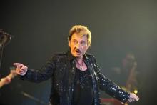 Johnny Hallyday en concert à Angoulême, le 8 novembre 2009