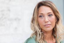 Laura Smet, fille de Johnny Hallyday à Angoulême, le 22 août 2017