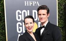 Claire Foy et Matt Smith, le 7 janvier 2018 à Beverly Hills en Californie