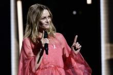 Vanessa Paradis ouvre la 43e cérémonie des César Salle Pleyel à Paris le 2 mars 2018