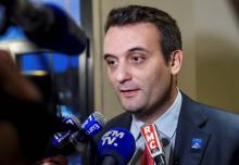 Le président des Patriotes Florian Philippot, le 27 novembre 2017 à Lens