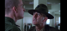 R Lee Ermey dans Full Metal Jacket