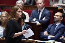 La secrétaire d'Etat à l'Egalité entre les femmes et les hommes, Marlène Schiappa, à l'Assemblée nationale, le 15 mai 2018