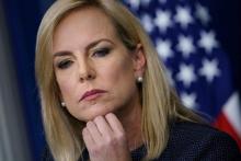 La ministre américaine de la Sécurité intérieure Kirstjen Nielsen à la Maison Blanche le 18 juin 2018