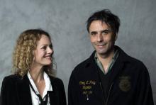 Vanessa Paradis et Samuel Benchetrit, au festival Colcoa à Los Angeles,le 24 avril 2018