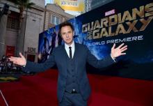 LE réalisateur James Gunn lors de la première des Gardiens de la galaxie