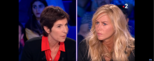 Christine Angot et ENora Malagré dans ONPC