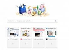 Google Doodle sur la rentrée scolaire