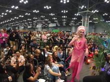 Le salon "RuPaul's DragCon", le 29 septembre 2018 à New York