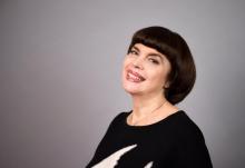 La chanteuse française Mireille Mathieu, le 21 novembre 2017 à Paris