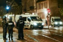 Policiers dans les rues de Strasbourg, le 12 décembre 2018