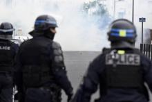 Des CRS dans le quartier du Breil à Nantes, le 4 juillet 2018