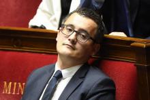 Gérald Darmanin à l'Assemblée nationale le 10 octobre 2017