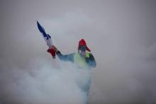 Un manifestant "gilet jaune", à Paris le 1er décembre 2018