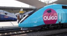 Un TGV Ouigo, au départ de la Gare de Lyon, à Paris le 19 février 2013.