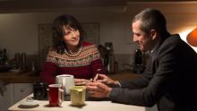 Juliette Binoche et Guillaume Canet dans le film Doubles Vies