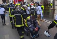 Olivier B. blessé à Bordeaux lors de la manifestation des gilets jaunes.