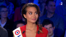 Vaimalama Chaves Miss France 2019 sur le plateau d'ONPC samedi 19 janvier.