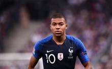 L'attaquant des Bleus Kylian Mbappé face à l'Allemagne en Ligue des nations, le 16 octobre 2018 au Stade de France