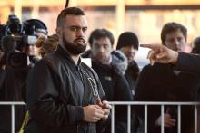 Eric Drouet, figure des "gilets jaunes", à Paris, le 2 février 2019