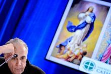 Le cardinal Daniel DiNardo, lors de la conférence annuelle des evêques américains en novembre 2018 à Baltimore