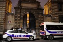 Entrée des bureaux de Benjamin Griveaux, après l'intrusion de gilets jaunes, le 5 janvier 2019