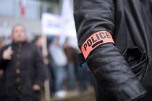 Un policier à Nantes, le 18 mai 2016