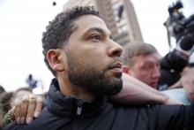 Jussie Smollett, le 21 février 2019 à Chicago