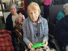 Maria Babes, une femme de 101 ans séquestrée dans une maison, photographiée dans une maison de retraite à Cadix, sur une photo diffusée le 7 mars 2019 par la garde civile espagnole