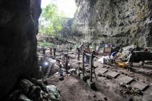 La grotte de Callao dans le nord de l'île de Luçon, le 9 aout 2011