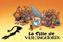 Photo fournie par les Editions Albert René de la couverture du 38e album d'Astérix le Gaulois intitulé "La fille de Vercingétorix", dessin de Didier Conrad et scénario de Jean-Yves Ferri, dont la sort