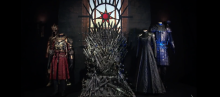 Des décors de l'exposition Game of Thrones.