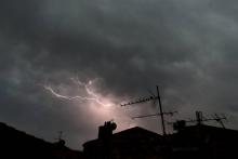 Orages à Bordeaux le 1er juillet 2018