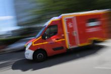 Un camion de pompiers le 30 avril 2019 à Nantes