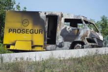 Des assaillants ont mis les gros moyens pour attaquer un fourgon blindé de transport de fonds mercredi matin sur l'autoroute A43 mais le fourgon était vide