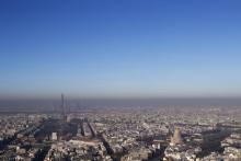 Vue de Paris depuis la Tour Montparnasse le 5 décembre 2016